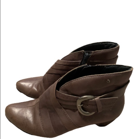 PIKOLINOS Distressed Strapped Ankle Booties Sz 38 (7.5-8,US) - Picture 6 of 12